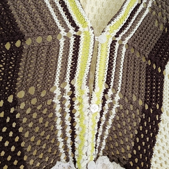 NWT Free People Kelly Crochet Maxi Top XL - Picture 14 of 15